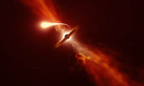 Qua quan sát, họ phát hiện một vệt sáng kéo dài, sinh ra từ cuộc gặp chết chóc giữa lỗ đen với một ngôi sao. Điều đó cho thấy ngôi sao xấu số đã bị lỗ đen ngấu nghiến và nuốt chửng.