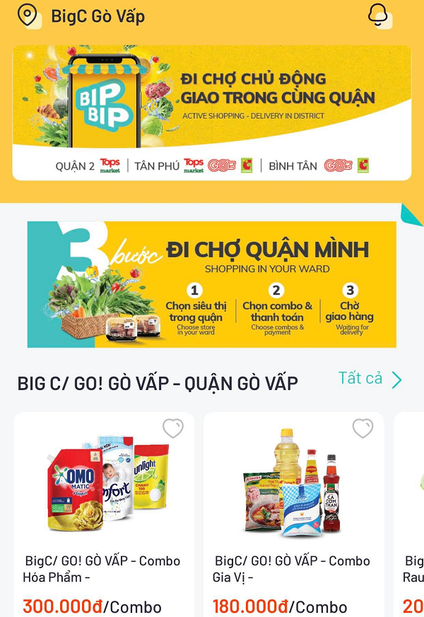 "Việc cung cấp giải pháp công nghệ, cùng nguồn thưc phẩm chất lượng đa dạng với giá tốt là điều chúng tôi luôn thực hiện mỗi ngày nhằm hỗ trợ cộng đồng tiếp cận dễ dàng với nguồn cung ứng thực phẩm mà vẫn đảm bảo an toàn trong thời gian giãn cách xã hội." ông Olivier Langlet, Tổng giám đốc tập toàn Central Retail Viet Nam cho biết.