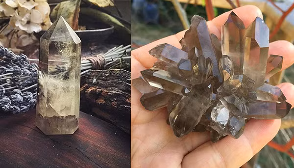 Đá thạch anh khói có độ cứng 7,0 theo thang tính độ cứng cũng như thuộc phân lớp Oxyt. Thành phần chính cấu tạo nên nhưng tinh thể thạch anh khói gồm grant, quartzit, permatit granit, … cùng nhiều loại đá silicat giúp đá đạt được độ cứng cũng như tính phản quang nổi bật so với nhiều loại đá khác.