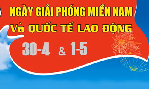 Duoc nghi toi 6 ngay dip 30/4 va 1/5