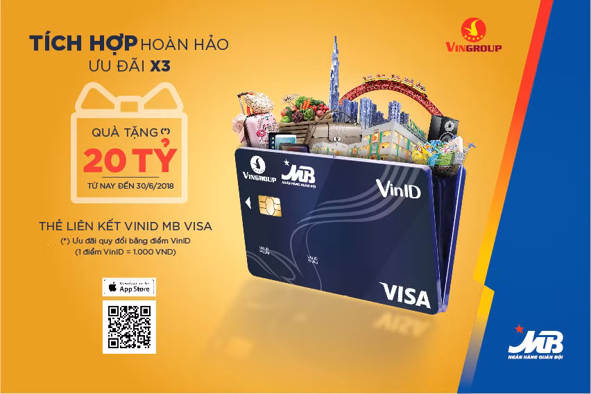 Ra mat the lien ket VINID-MB Visa