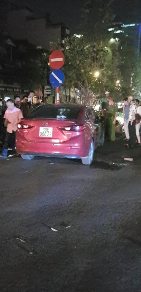 Hiện trường vụ tai nạn.