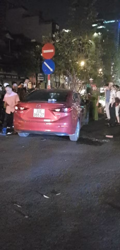 Hiện trường vụ tai nạn.