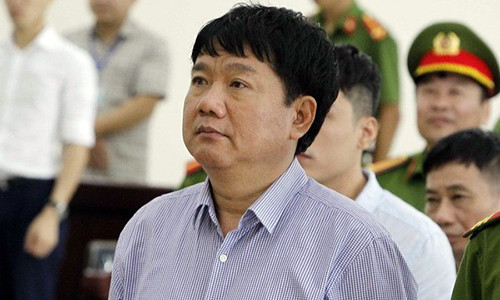 Bị cáo Đinh La Thăng. Ảnh: TTXVN.