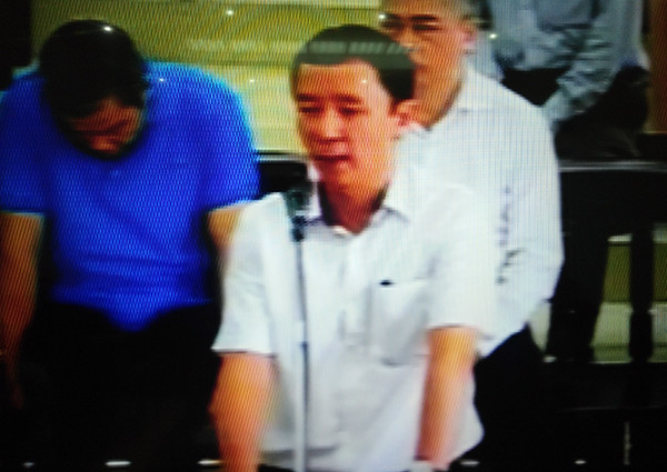 Ông Hồ Công Kỳ trả lời HĐXX tại phiên tòa.