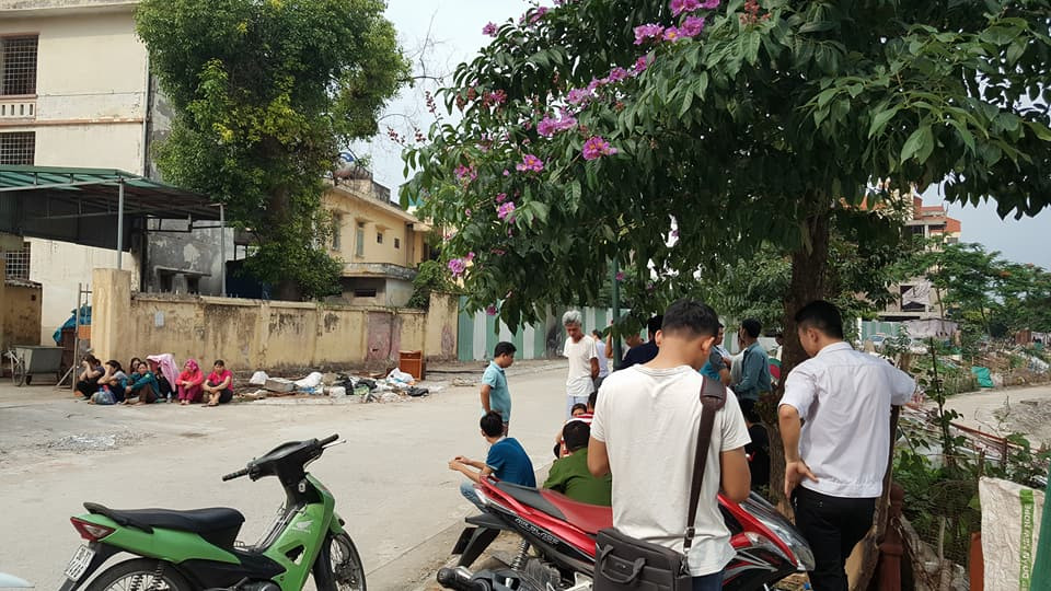 Khu vực hiện trường vụ việc.