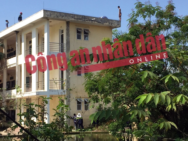 Hiện trường vụ việc. Ảnh CAND.