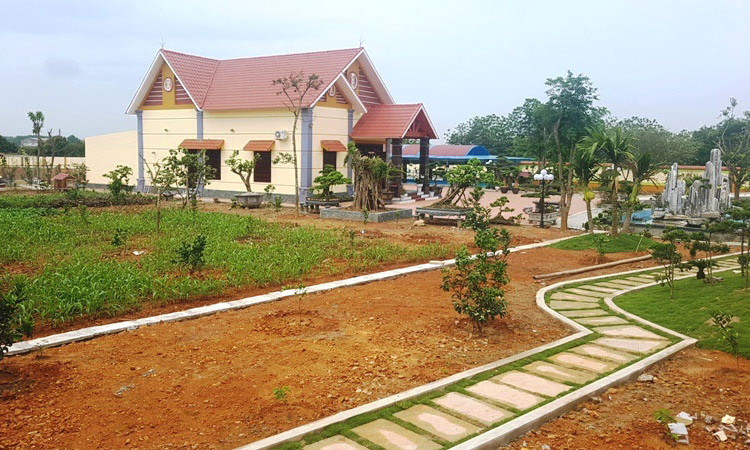 Khu "biệt phủ" của Đại úy Công an huyện Vĩnh Lộc - Phạm Văn Công. Nguồn Vietnamnet.