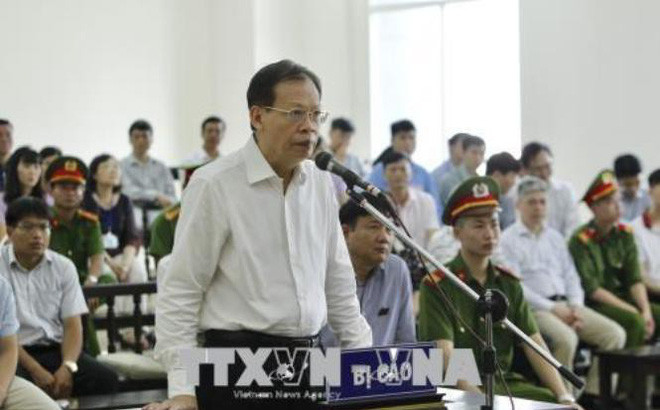 Bị cáo Phùng Đình Thực. Ảnh TTXVN.