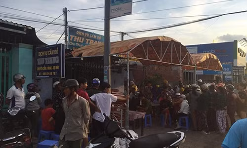 Hiện trường vụ việc. Nguồn Vietnamnet.