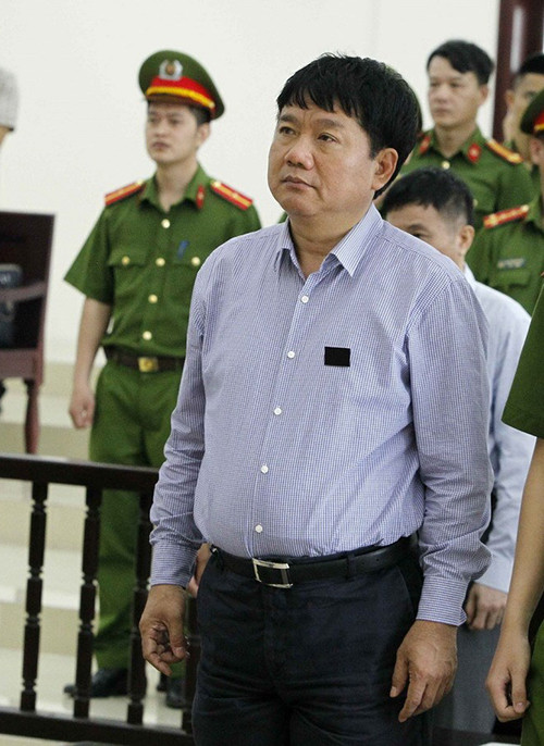 Bị cáo Đinh La Thăng. Ảnh: TTXVN.