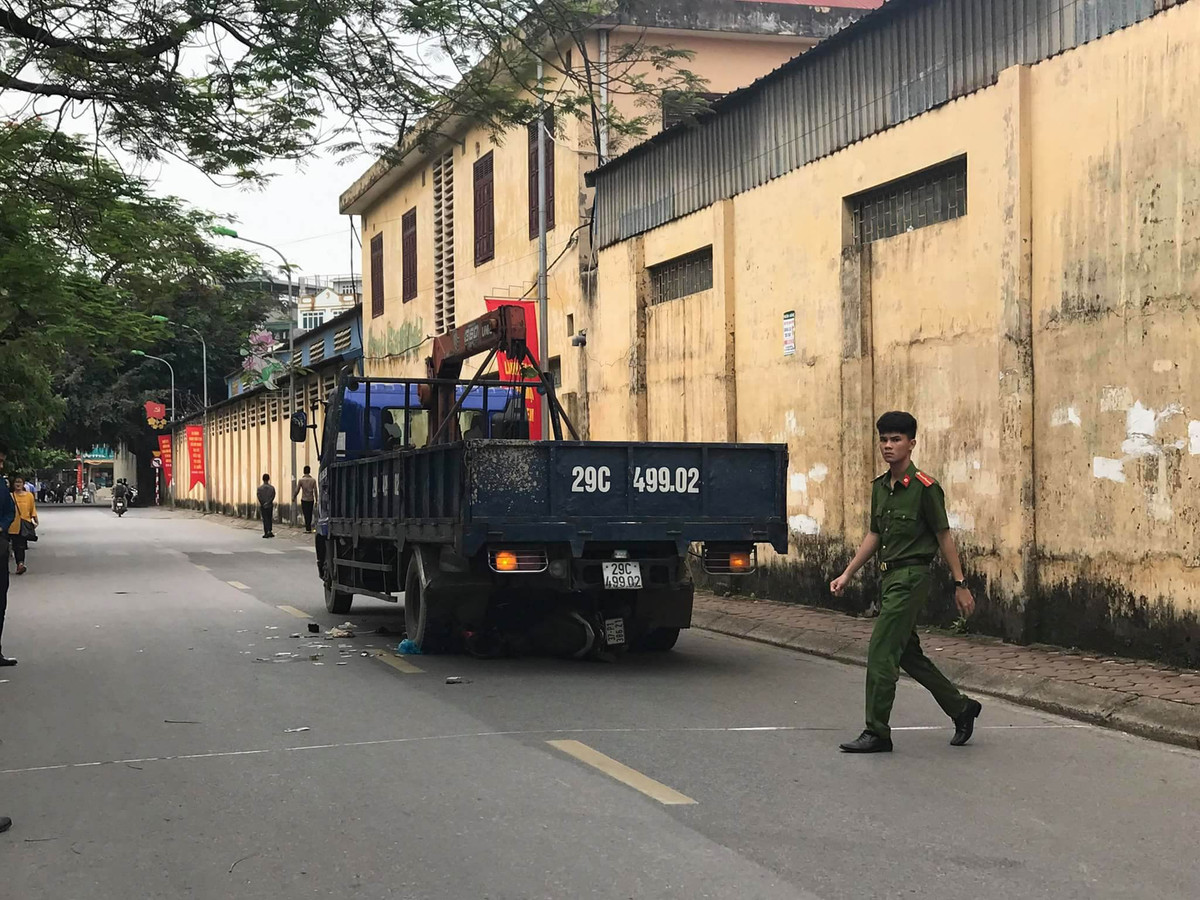 Hiện trường vụ tai nạn.