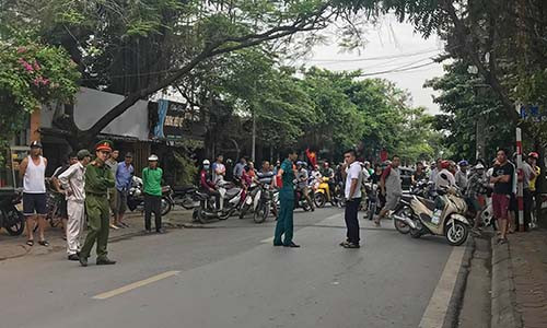 Hiện trường vụ việc.