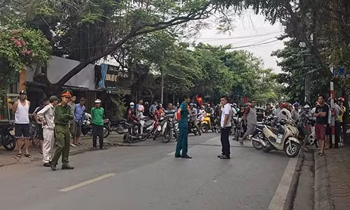 Hiện trường vụ việc.