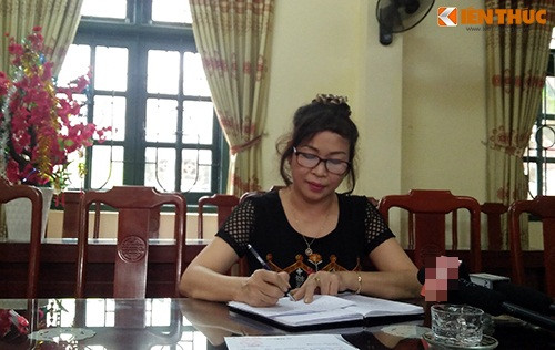 Bà Nguyễn Thị Duyên – Hiệu trưởng Trường Tiểu học Kiêu Kỵ.