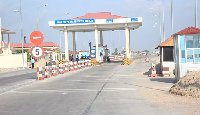 BOT Bac Ninh - Uong Bi quoc lo 18 se thu phi tu 24/12