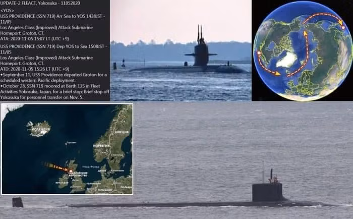 Theo thông tin được cung cấp, vào ngày 5/11/2020, tàu ngầm Mỹ USS Providence đã đi qua Vịnh Tokyo, và theo kênh Telegram "Operations Line", lộ trình của chiếc chiến hạm đã chạy qua một phần quan trọng của Tuyến đường biển phía Bắc mà Nga tuyên bố.