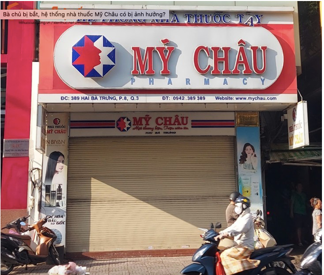 Dược Mỹ Châu của bà chủ nhà thuốc Mỹ Châu thua lỗ, tài sản chủ yếu tiền mặt Duoc My Chau cua ba chu nha thuoc My Chau thua lo, tai san chu yeu tien mat