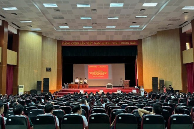 Ha Noi: Nhieu nguoi bo coc vu dau gia dat 262 trieu dong/m2