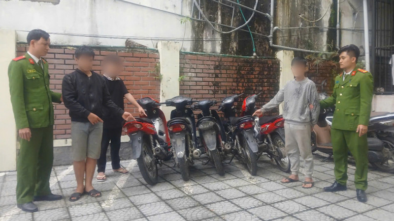 Triệt xóa ổ nhóm chuyên trộm cắp tài sản ở Huế Triet xoa o nhom chuyen trom cap tai san o Hue