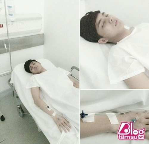 Đây không phải là lần đầu tiên anh chàng phải nhập viện vì kiệt sức. Lịch trình quá bận rộn khiến Noo Phước Thịnh quên đi sức khỏe của mình.