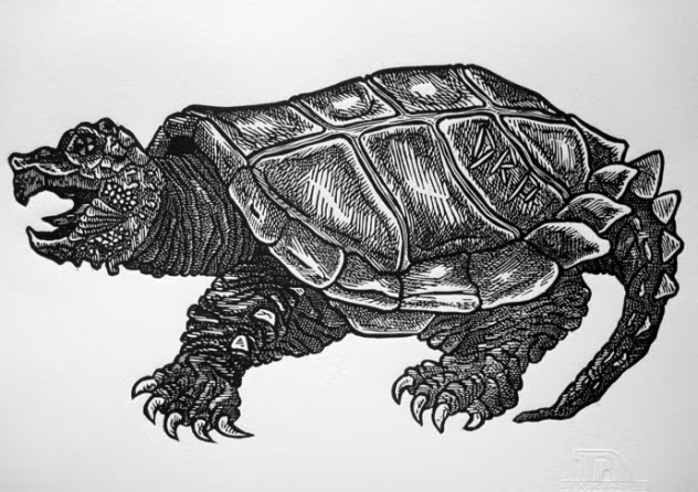 10. Quái vật Oscar, đây là một con quái vật có hình dáng giống như rùa cá sấu khổng lồ, vành mai và sống đuôi của con quái vật này đầy gai nhọn, có thể dễ dàng quật ngã, đâm chết người. Kinh khủng hơn, Oscar có mỏ quặp, sắc nhọn cùng với bộ móng không khác gì dao găm sẵn sàng xé xác con mồi mà nó nhắm.