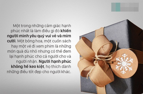 10. Dành tiền mua quà cho những người thân yêu.
