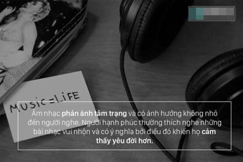 13. Yêu thích âm nhạc.