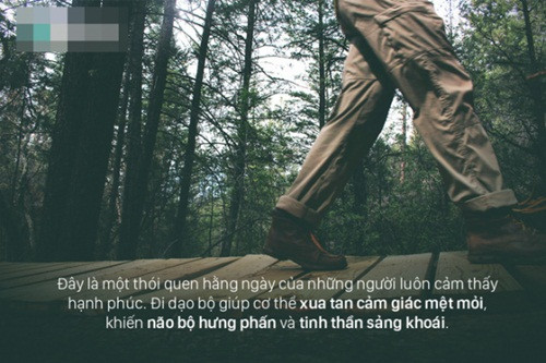 17. Đi dạo mỗi ngày.