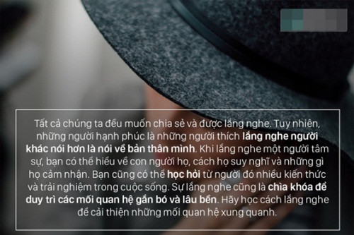 11. Biết lắng nghe.