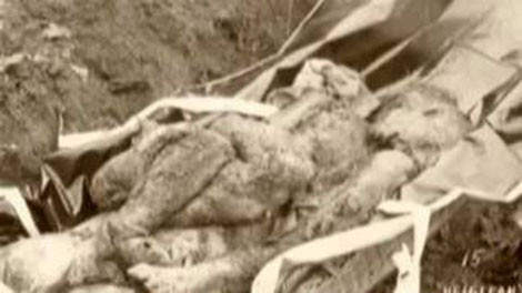 Thi thể Andrew HelgelIEn trong tư thế co quắp. Thi thể Andrew HelgelIEn trong tư thế co quắp.