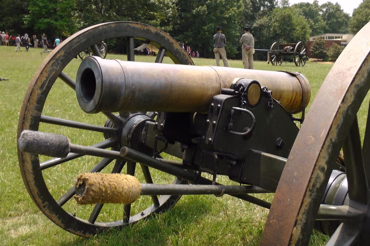 Một mẫu lựu pháo được sử dụng trong cuộc Nội chiến Mỹ. Nguồn ảnh: Chuba.