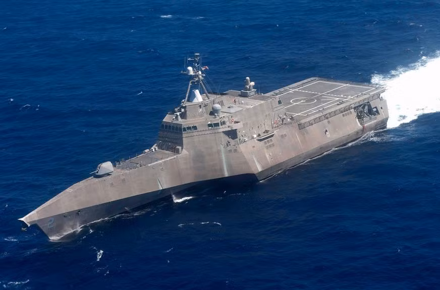 Các tàu chiến đấu ven bờ ba thân lớp Independence là một trong những lớp LCS tốt nhất thế giới hiện nay. Có giá 704 triệu USD mỗi chiếc, phía Hải quân Mỹ đã sở hữu tổng cộng 5 tàu chiến loại này.. Nguồn ảnh: Naval.