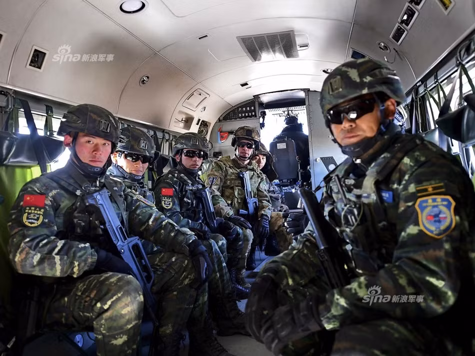 Cuộc tập trận dự kiến sẽ kéo dài trong 12 ngày và diễn ra ở khu vực Ninh Hạ, một khu vực có tình hình tội phạm khá phức tạp của Trung Quốc. Nguồn ảnh: Sina.