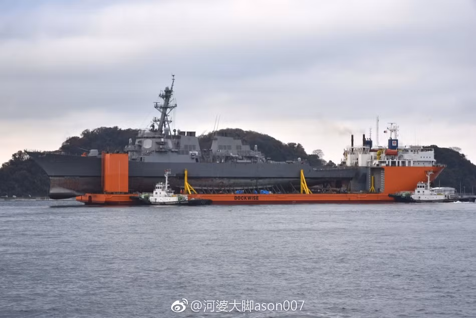 Chuyến hành trình dự kiến kéo dài tới 20 ngày, nghĩa là khu trục hạm USS Fitzgerald của Hải quân Mỹ sẽ về nước vào dịp Giáng Sinh năm nay. Nguồn ảnh: Sina.