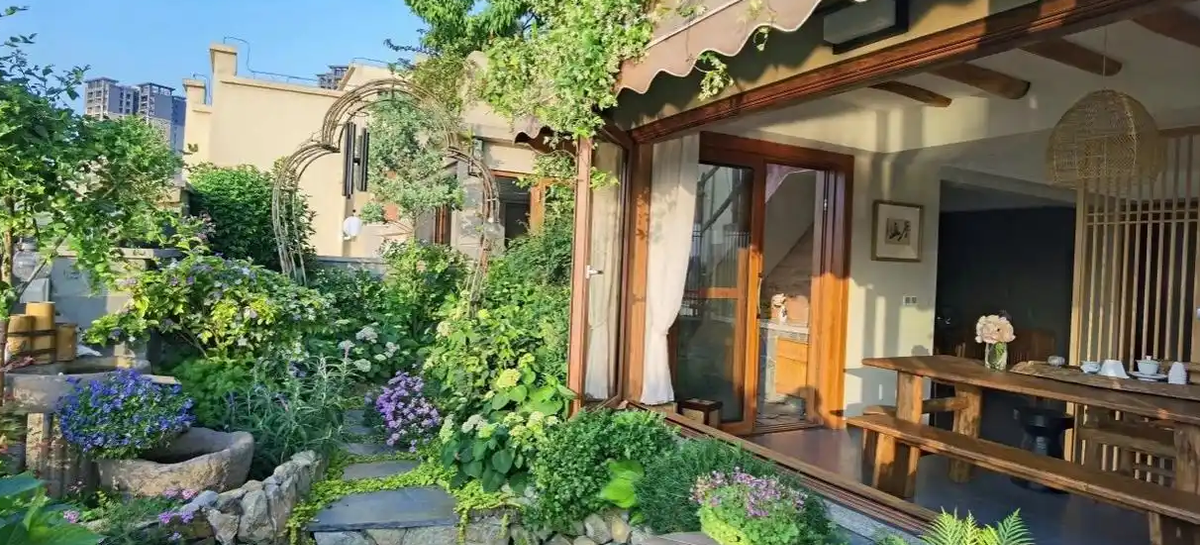 Cô giáo biến khu nhà của mình thành vườn hoa đẹp rực rỡ - Hình 9 Co giao bien khu nha cua minh thanh vuon hoa dep ruc ro-Hinh-9