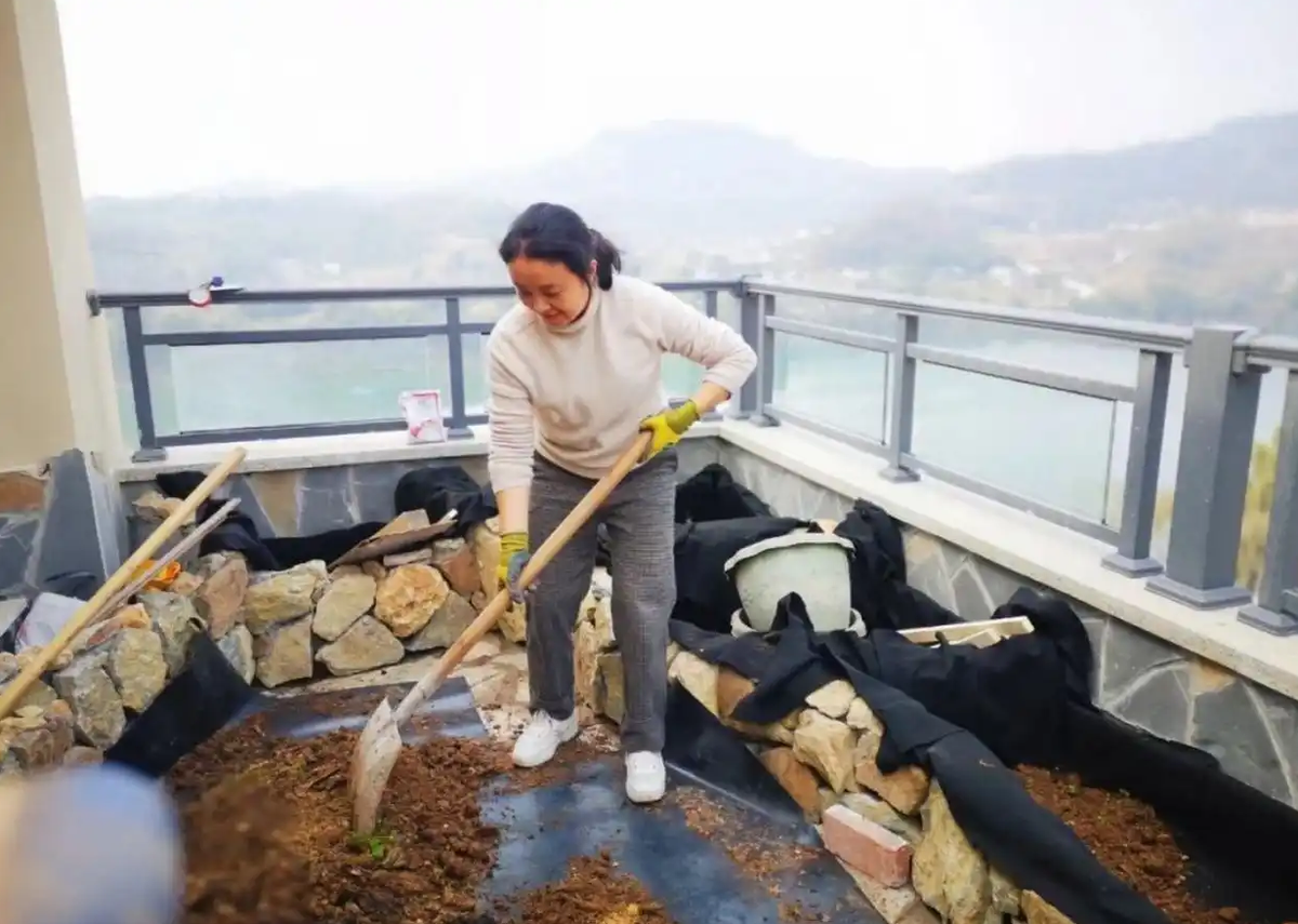 Cô giáo biến khu nhà của mình thành vườn hoa đẹp rực rỡ - Hình 3 Co giao bien khu nha cua minh thanh vuon hoa dep ruc ro-Hinh-3