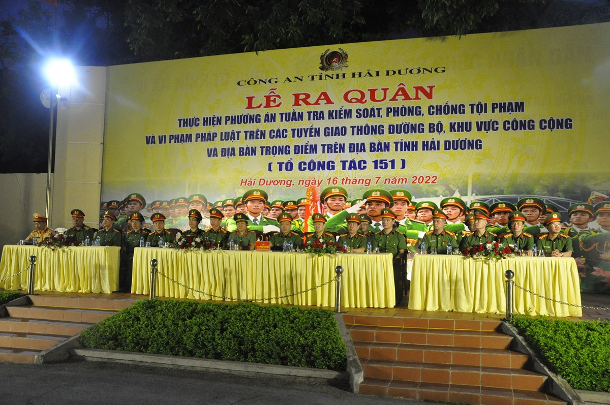 Hải Dương: Lập 32 tổ công tác 151 “cú đấm thép” tấn công tội phạm Hai Duong: Lap 32 to cong tac 151 “cu dam thep” tan cong toi pham