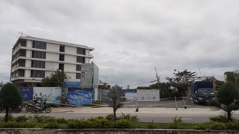 Quang Nam: He lo ong chu Cty Indochina Hoi An Beach Villas xay trai phep