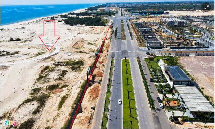 Dự án có quy mô 85.000m2, với tổng vốn đầu tư hơn 1.300 tỷ đồng và dự kiến đến tháng 12/2020 hoàn thành. (Ảnh: Zing).