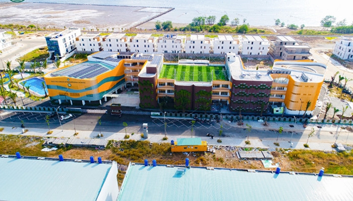 Dự án khu đô thị mới lấn biển Tây bắc thành phố Rạch Giá (Kiên Giang) do Tập đoàn Tư vấn Đầu tư Xây dựng Kiên Giang làm chủ đầu tư, được công vào ngày 28/4/2015. (Ảnh: vietlike.vn).