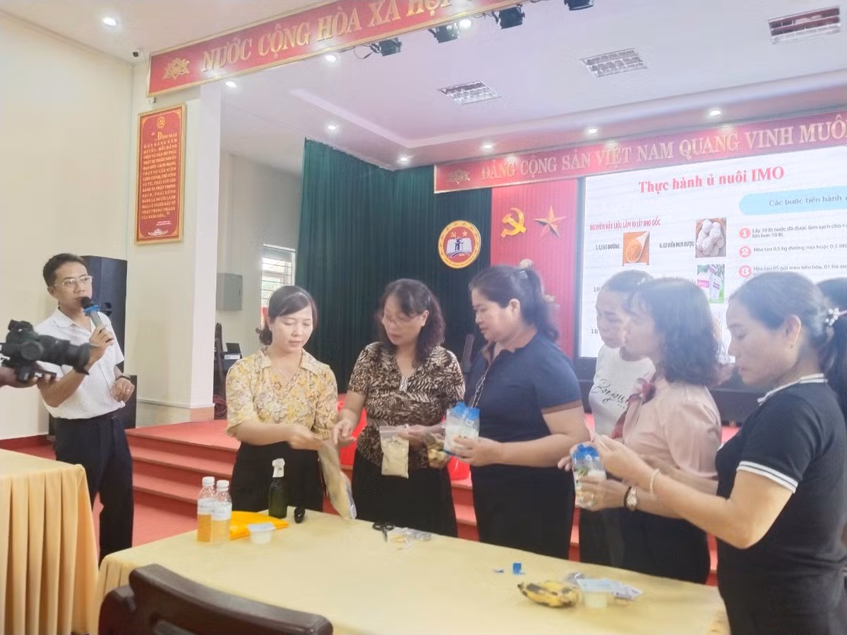 Mô hình IMO – biến rác thải thành chế phẩm sinh học hữu ích - Hình 2 Mo hinh IMO – bien rac thai thanh che pham sinh hoc huu ich-Hinh-2