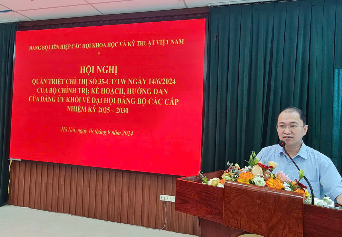 VUSTA to chuc Hoi nghi quan triet Chi thi 35-CT/TW ve dai hoi dang cac cap