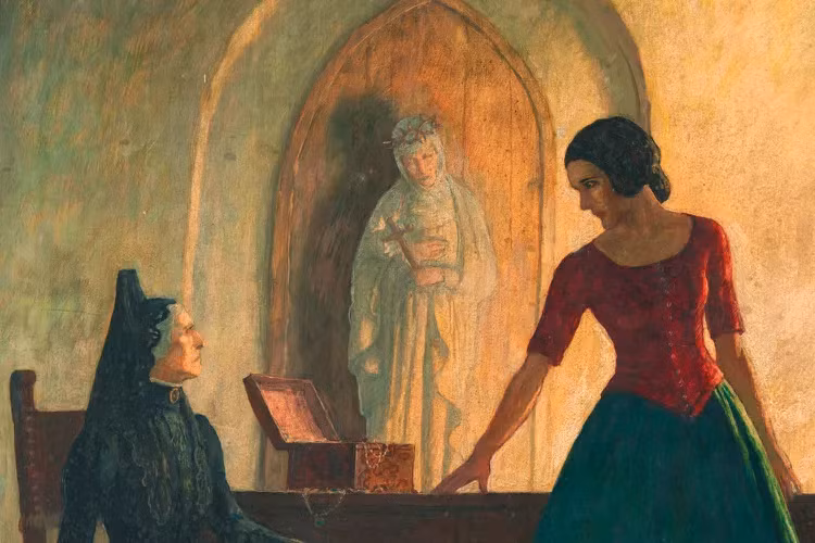 Nếu buổi đấu giá bức tranh thành công, người phụ nữ này sẽ nhận được một khoản tiền lớn có thể thay đổi cuộc đời của cô. 