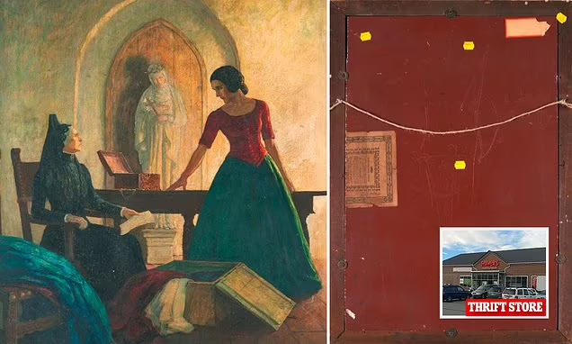 Bức tranh này không có giá trị đặc biệt đối với cô và được coi như một món đồ bình thường.