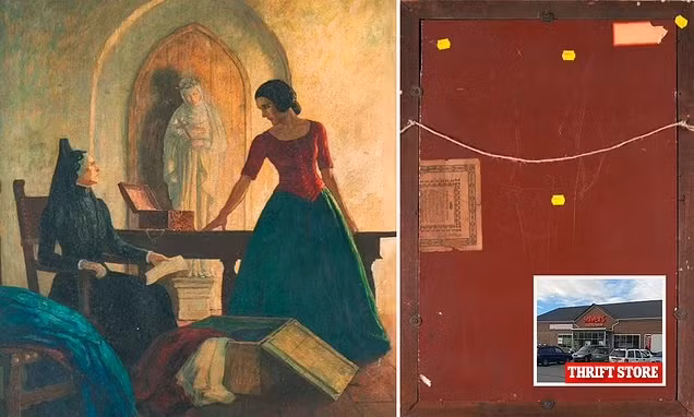 Bức tranh này không có giá trị đặc biệt đối với cô và được coi như một món đồ bình thường.