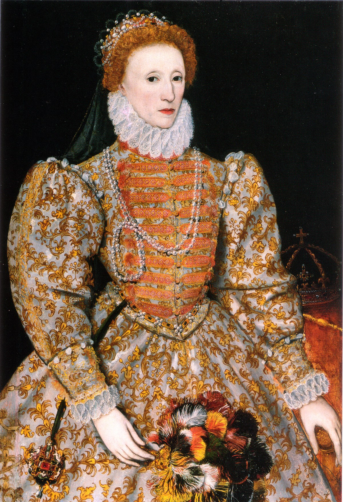 4. Nữ hoàng Elizabeth I: Nữ hoàng Elizabeth I của Anh và Ireland đã cai trị trong thời kỳ thịnh trị và phát triển nghệ thuật dưới triều đại của mình, được biết đến với tên "Thời đại Elizabeth