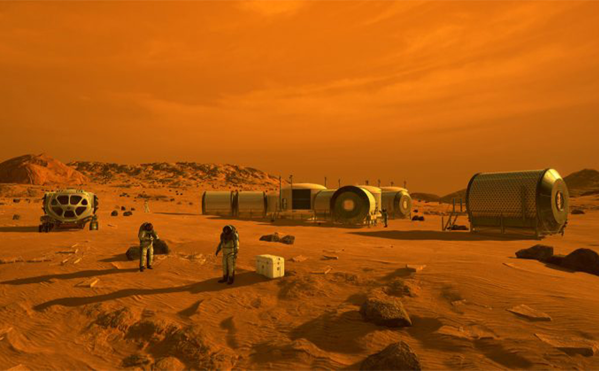 Nostradamus AI tin rằng vào năm 2074, con người sẽ xây dựng một căn cứ và có người ở trên sao Hỏa, đánh dấu sự tiến bộ trong việc khám phá vũ trụ.