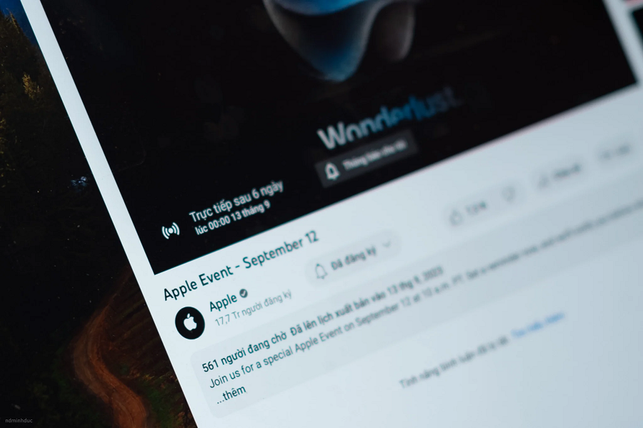 Để xem trực tiếp sự kiện ra mắt iPhone 15, bạn có thể truy cập kênh YouTube của Apple hoặc trang web chính thức của Apple.