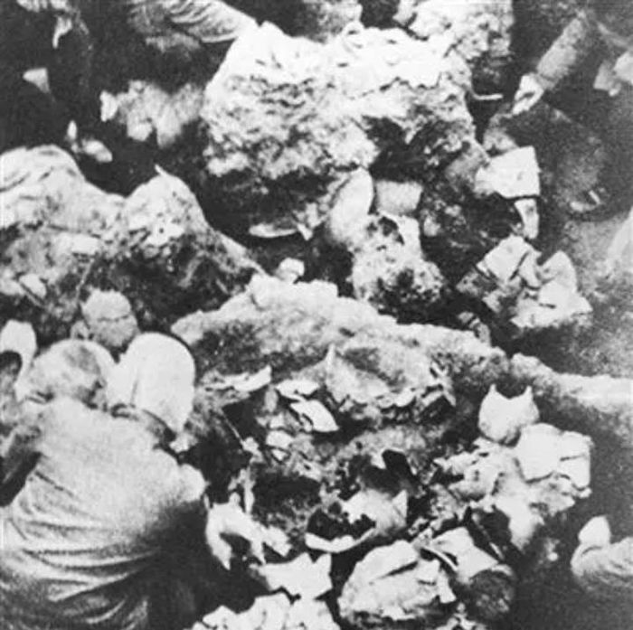  Kho báu này là 10 cục sắt với hình dạng vô cùng kỳ lạ. Mặc dù ông lão ban đầu nghĩ rằng chúng là đồng nát, nhưng ông chủ trạm thu mua phế liệu nhận ra rằng chúng là đồ đồng cổ.